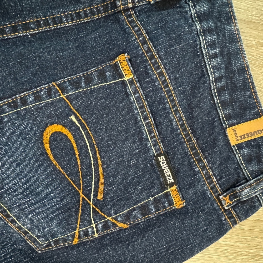 Squeeze Y2K Denim Pencil Skirt Size 7. Y2K, 90s NWOT - Picture 6 of 8